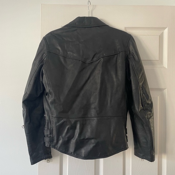 Genuine leather motorcycle jacket German Echtes Leder - Picture 2 of 10